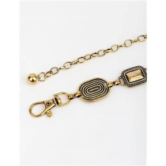 TOPACC Metal Chain Belt for Women Waist chains for Dresses Jeans Western Cowgirl main image 6